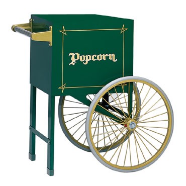 Gold Medal 2659HG - Popcorn Cart, Hunter Green 