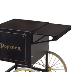Gold Medal 2706BKG - Black & Gold Shelf for #2649 Popcorn Cart 