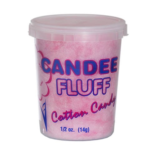Gold Medal 3020N - Candee Fluff Containers with Lids, 0.5 oz. (Case of 400) 