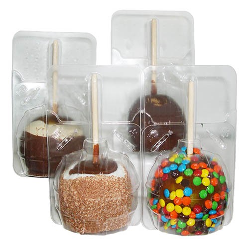 Gold Medal 4149 - Candy Apple Bubble Trays, large, plastic, 1,000 per case 