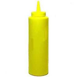 Gold Medal 5048 - Yellow Mustard Squeeze Bottles, Plastic 
