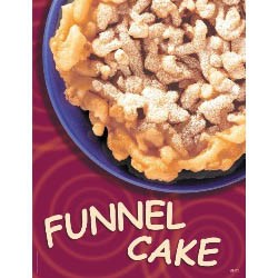 Gold Medal 5158 - Funnel Cake Poster, Laminated 
