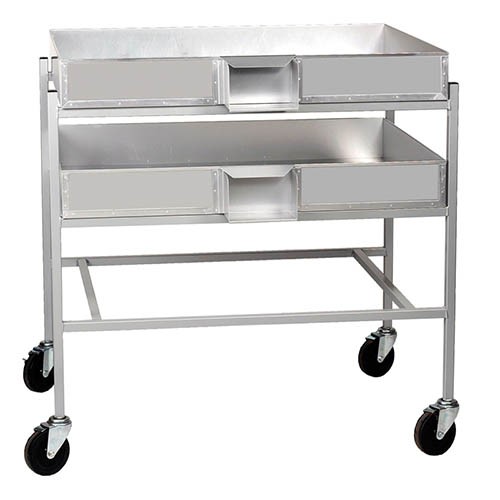 Gold Medal 5837 - Large Cooling Rack Truck, Holds Three #2169 Pans 