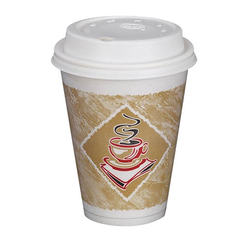 Gold Medal 7038L - Spill Proof Coffee Cup Lids, For 12 oz. Cups, 1,000 per case 