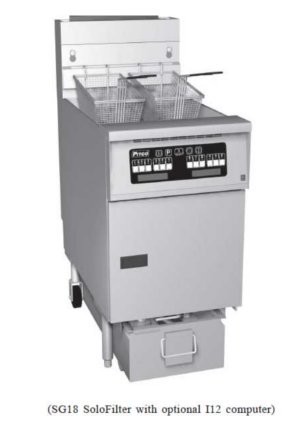 Pitco SSH55-1FD Floor Fryer 