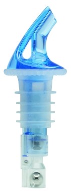 Precision Pourers 100BL - 1 oz. 3 ball pourer, Blue, Sold per dozen 