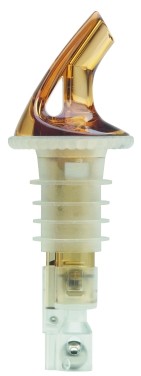 Precision Pourers 112RA - 1-1/2 oz. 3 ball pourer, Amber, Sold per Dozen 