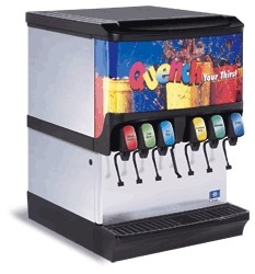 Multiplex 2706071 - Ice & Beverage Dispenser, countertop, (6) valves, 150 lbs. ice capacity 