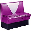 Vitro Seating V-4300-QUARTER - Vintage Series, 1/4 Circle Booth, Grade 5 