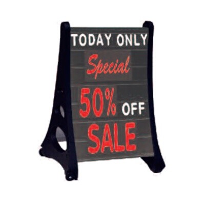 Aarco RAF-4 A-Frame Sign Board 