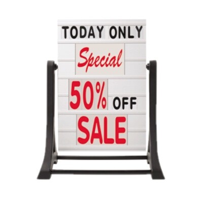 Aarco ROC-4 A-Frame Sign Board 