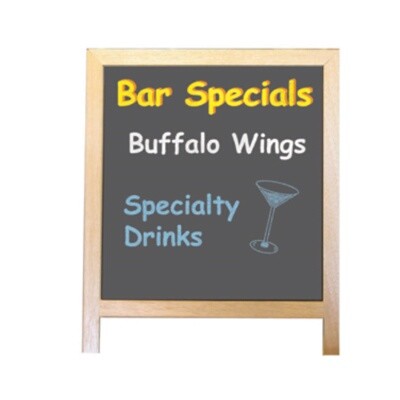 Aarco TA-1 Tabletop Sign Board 