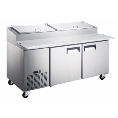 Adcraft GRPZ-2D Pizza Prep Table 