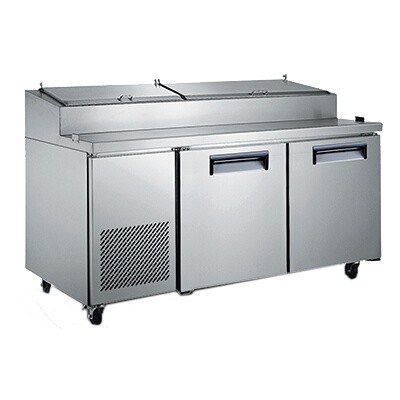 Adcraft USPZ-2D Pizza Prep Table 