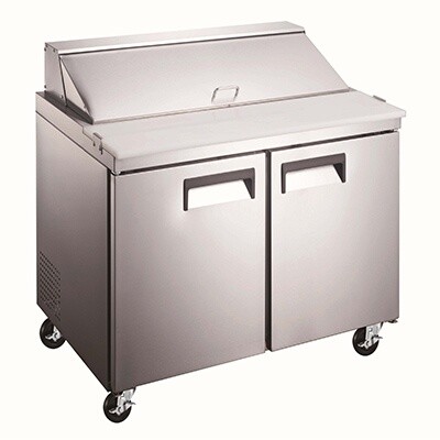 Adcraft USSL-2D/36 Sandwich & Salad Prep Table 
