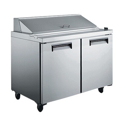 Adcraft USSL-2D Sandwich & Salad Prep Table 