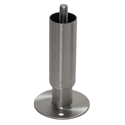 Advance Tabco TA-19L - Leg, flanged foot, threaded stem, for cabinet base units, 