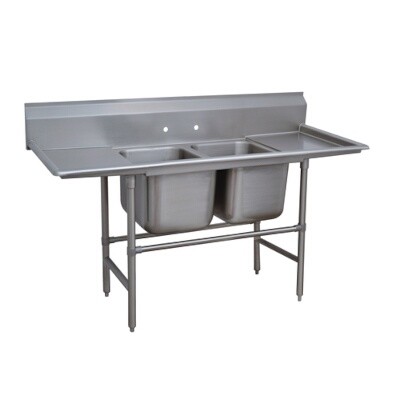Advance Tabco 94-2-36-24RL Two Compartment Sink 