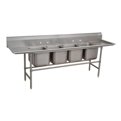 Advance Tabco 94-44-96-24RL Four Compartment Sink 