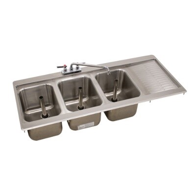 Advance Tabco DBS-43L Drop-In Underbar Sink 
