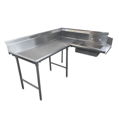 Advance Tabco DTS-K30-84L Soiled Dishtable 