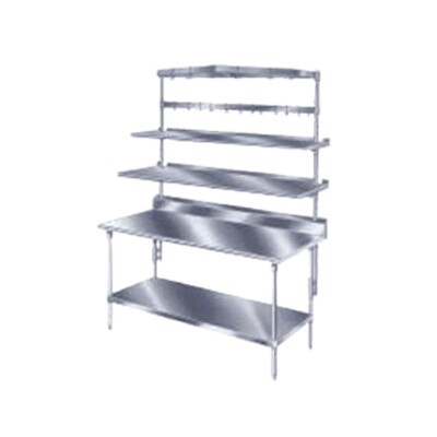 Advance Tabco PT-10S-144 Table-Mounted Overshelf 