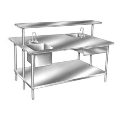 Advance Tabco SS-485 Stainless Steel Work Table 