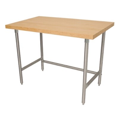 Advance Tabco TH2S-306 Wood Top Work Table 