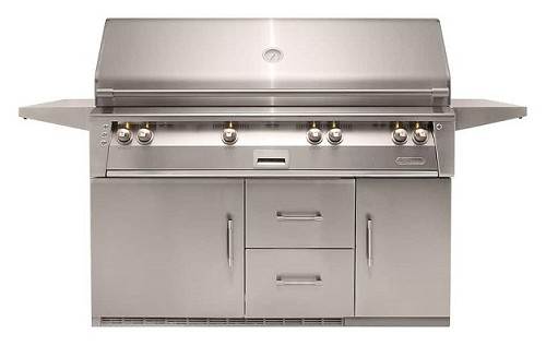 Alfresco ALXE-56BFGR-NG Refrigerated Base Cart Grills 