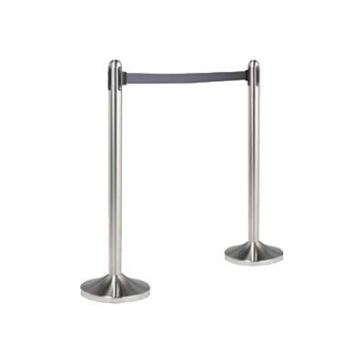 American Metalcraft RSRTBK Crowd Control Stanchion 