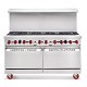 American Range AR-12G-8BNG - Heavy Duty Restaurant Range, natural gas, 60 inch