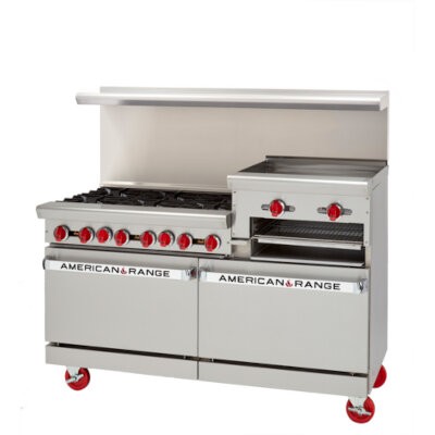 American Range AR-4B-36RG-126L-SBR Restaurant Range 