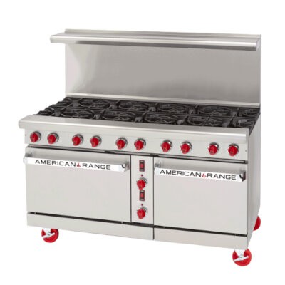 American Range ARGF-12G-8B-126L Restaurant Range 