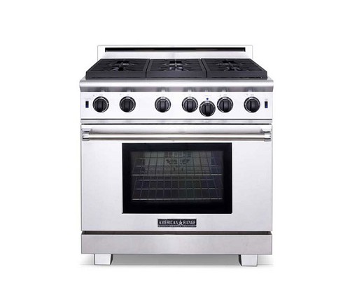 American Range ARROB-436GD - 36' Residential Innovection LP Range Oven 