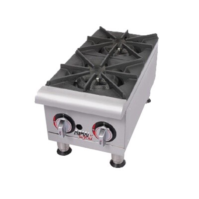 APW GHP-6S - Hotplate, gas, (6) 28K BTU burners 