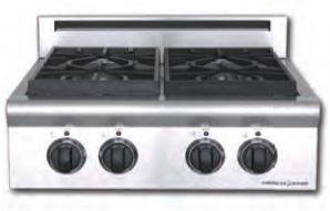 American Range ARSCT-244 - Legend Series 24' Liquid Propane Rangetop 