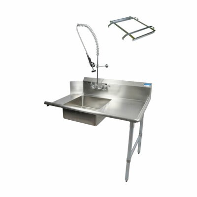 BK Resources BKSDT-48-R-SS-P2-G Soiled Dishtable 