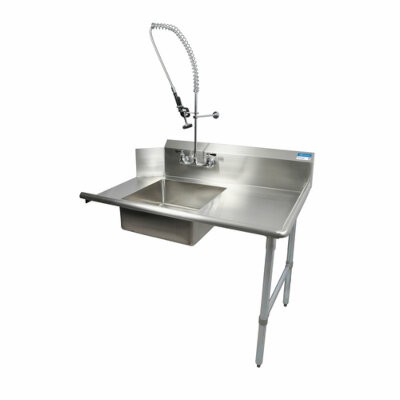 BK Resources BKSDT-60-R-SS-P-G Soiled Dishtable 