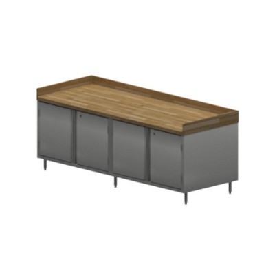BK Resources CMBT-3696HL Wood Top Work Table 