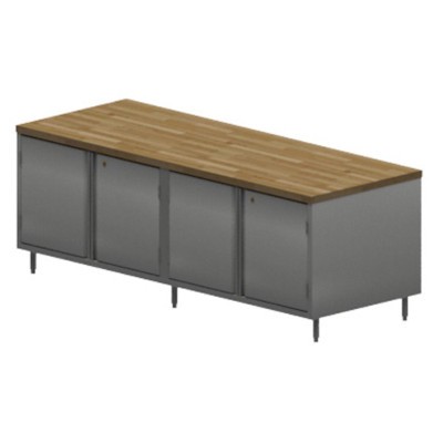 BK Resources CMT-3096HL2 Wood Top Work Table 