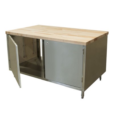 BK Resources CMT-3648HL2 Wood Top Work Table 