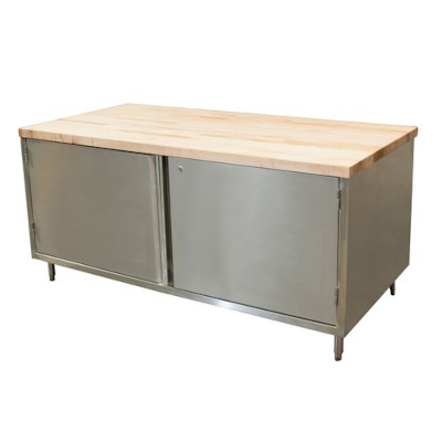 BK Resources CMT-3672HL Wood Top Work Table 