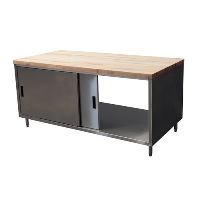 BK Resources CMT-3672S2 Wood Top Work Table 