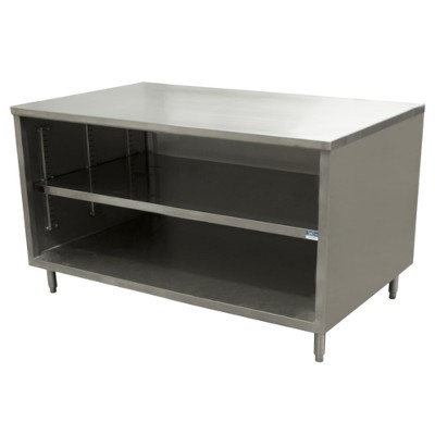 BK Resources CST-2418 Open Cabinet Work Table 