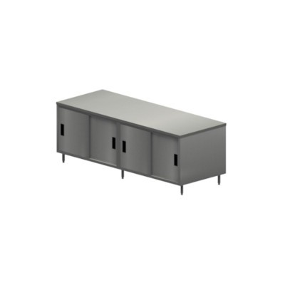 BK Resources CST-30120S2 Cabinet Base Work Table 