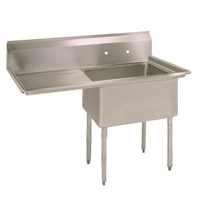 BK Resources ES-1-18-12-18L One-Compartment Sink 