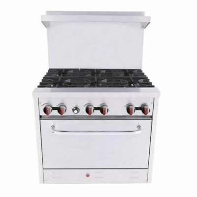 BakeMax BAS36O Restaurant Range 