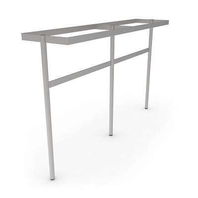 John Boos PRTC7 Table-Mounted Pot Rack 
