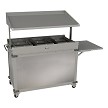 Cadco CBC-GG-4 Heated Buffet Cart 