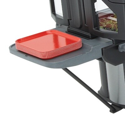 Cambro VBRTBL191 - End Table, with arm, granite gray 